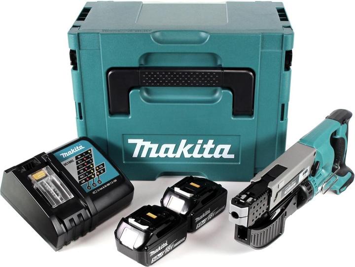 Produktbild Makita 18V Akku-Magazinschrauber DFR550RTJ 2x 5.0Ah Akku (Akkubetrieb)