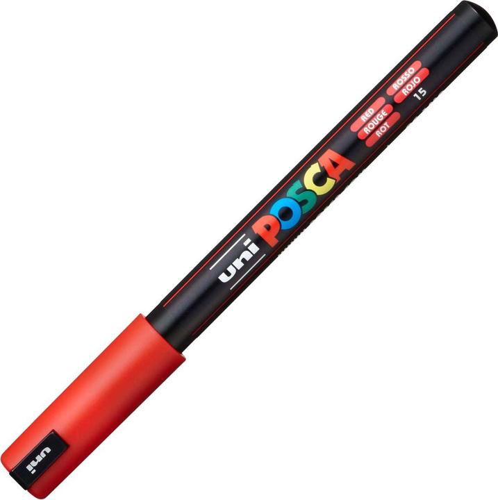 Actual product image Posca PC-1MR Fineliner brand (Red, 0.70 mm, 1 x)