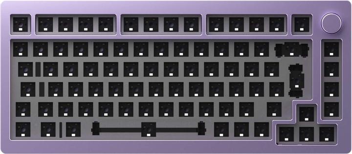 Actual product image Akko Monsgeek M1 Barebone, ISO layout - Purple (DE, Cable)