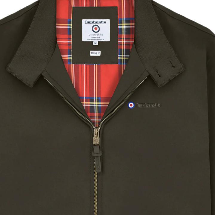 Actual product image Lambretta Mens Shower Resistant Harrington Jacket (XL)
