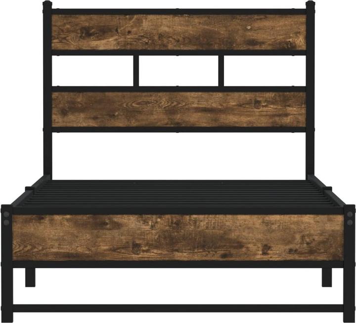 Actual product image VidaXL Metal bed Bed slatted frame single bed Bed frame without mattress 107x203cm (107 x 203 cm)