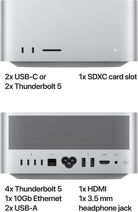 Actual product image Apple Mac Studio - 2025 (M4 Max, 36 GB, 1000 GB, Apple M4 Max 32-Core)