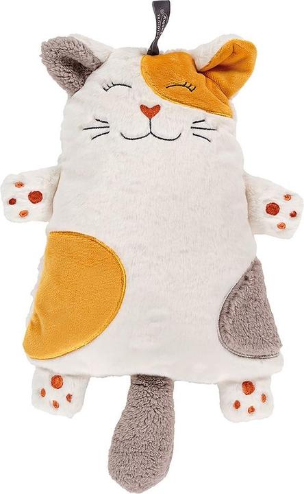 Produktbild Fashy Wärmekissen 21x33cm Flauschbezug Katze Kimmy mit Rapssamenfüllung abnehmbar/waschbar (21 x 33 cm)