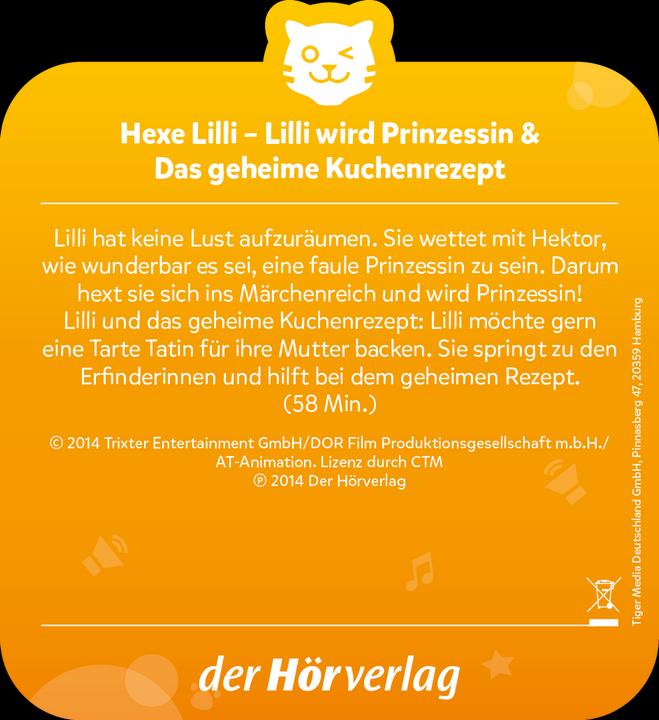Produktbild Tigermedia Tigercard Hexe Lilli: Lilli wird Prinzessin Das geheime Kuchenrezept (Deutsch)