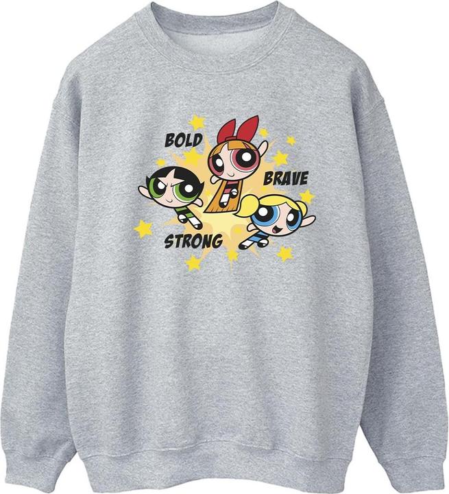 The Powerpuff Girls Girls Bold Brave Strong Sweatshirt
