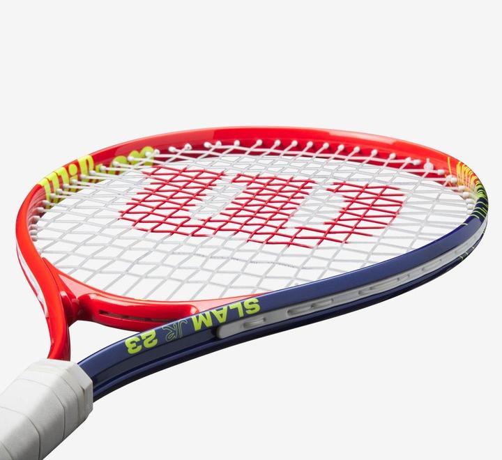 Image du produit Wilson Slam Junior 23 Boys Tennisschläger rot-gelb besaitet 205g L0 NEU (0, 200 g)