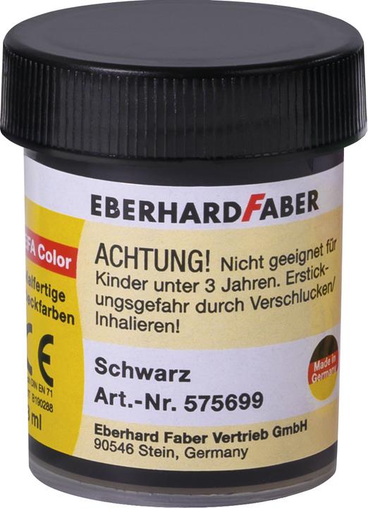 Immagine prodotto EberhardFaber Tempera pronta bar. 18 ml nero (Nero, 18 ml)