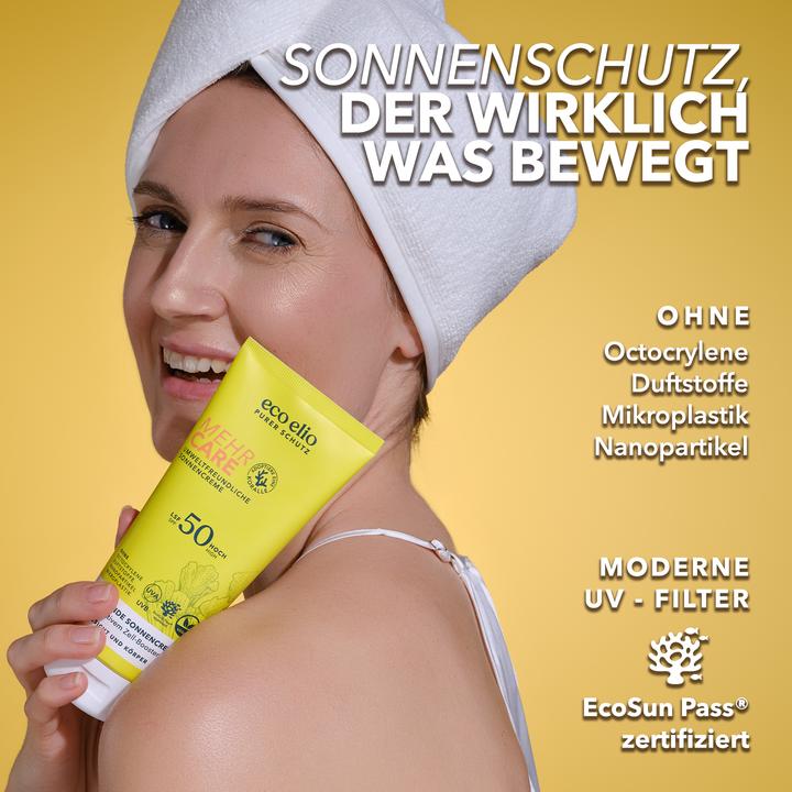 Actual product image Eco Elio Extra Care (Suntan cream, SPF 50, 75 ml, 101 g)