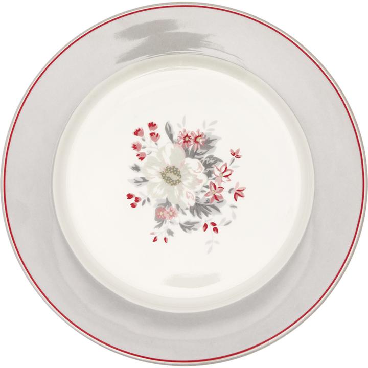 Produktbild Greengate Abella Speiseteller weiss 25,6cm (1 x, 25.60 cm)
