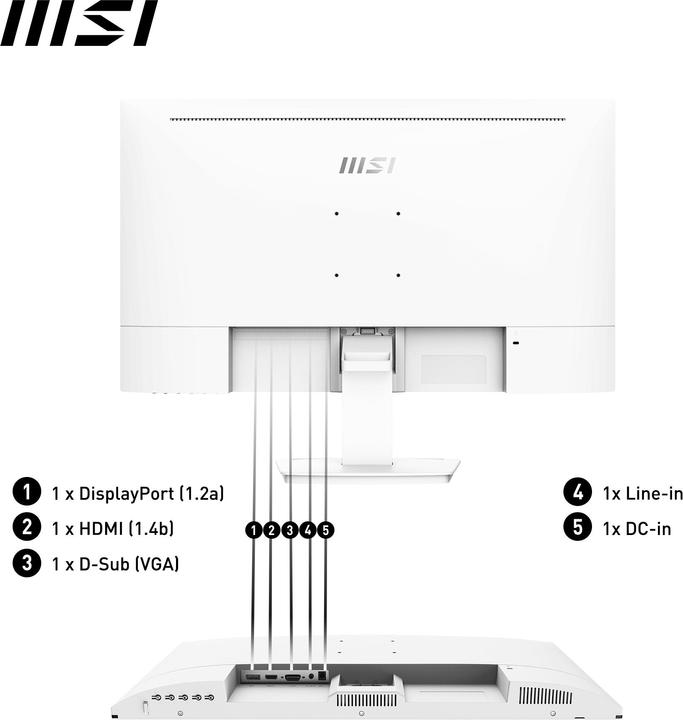 Image du produit MSI Pro MP273AWDE (1920 x 1080 pixels, 27")