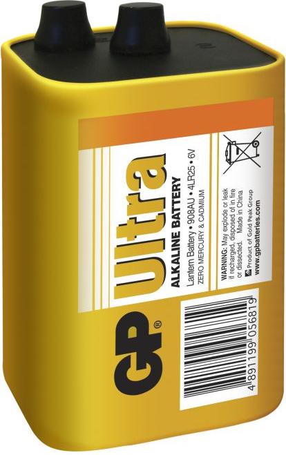 Actual product image GP Batteries Alkaline/manganese battery 6 V 6 V 27 Ah (1 pcs., 4LR25, 27000 mAh)
