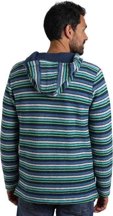 Immagine prodotto Weird Fish Payson Felpa con Cappuccio A Strisce Collo con Bottoni Uomo (XL)