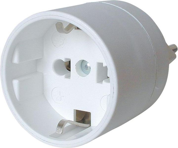Produktbild Elbro Übergangsstecker T12/Euro-USA weiss