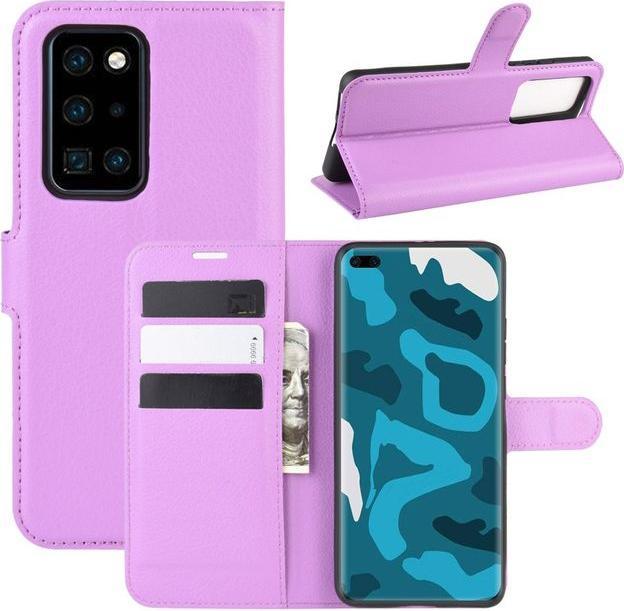Produktbild MU Classic Litchi Leder Bookcover Series (Huawei P40 Pro+)