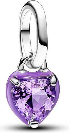 Produktbild Pandora ME Violettes Chakra Herz Mini (Emaille, Silber 925)