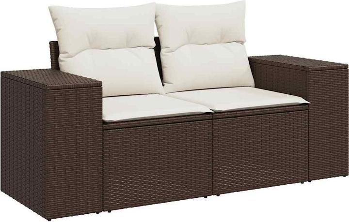 Image du produit VidaXL Meuble de jardin Canapé Lounge Salon 7 pièces brun poly rotin