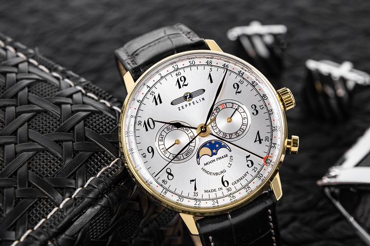 Actual product image Zeppelin LZ129 Hindenburg moon phase (Chronograph, 40 mm)