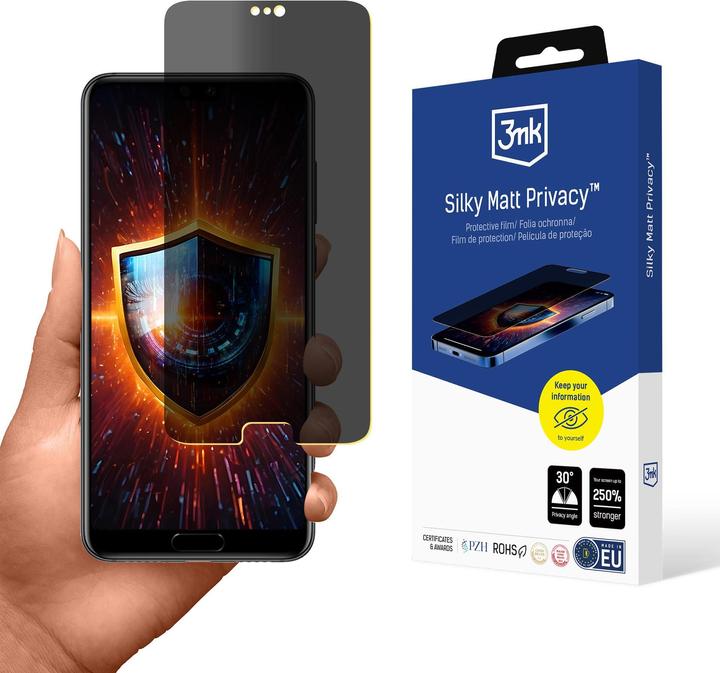 Immagine prodotto 3MK Folia ochronna prywatyzujÄ ca matowa Silky Matt Privacy na Huawei P20 Pro (1 Pezzo/i, Huawei P20 Pro)