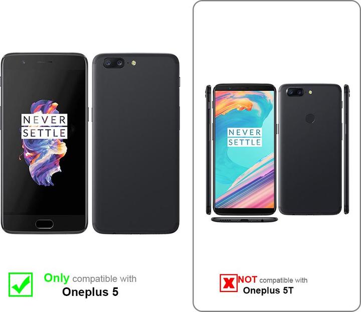 Actual product image Cadorabo Book Cover with Print for OnePlus 5 (OnePlus 5)
