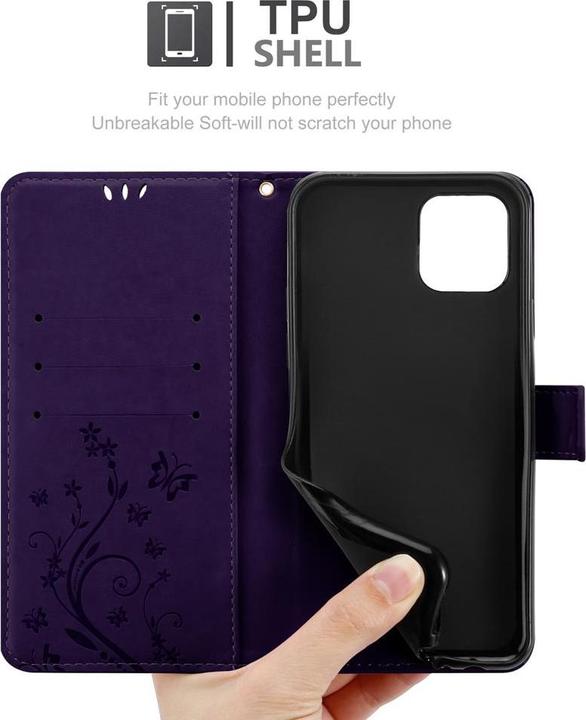 Image du produit Cadorabo Pochette Flower Book (Apple iPhone 12, Realme 12 Pro+)