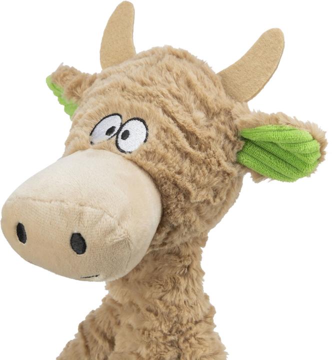 Immagine prodotto Trixie Giocattolo per cani Mucca, 50 cm, Beige (Gioco da masticare per cani)