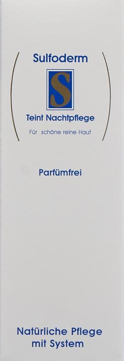Image du produit Sulfoderm S teint crème nuit crème (40 ml, Crème de nuit)
