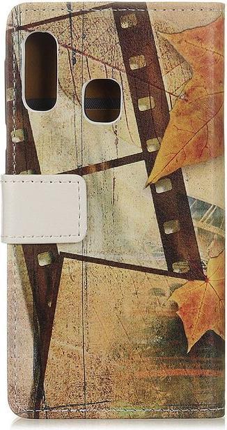 Actual product image MU Style Leather Bookcover Image II Series (Samsung Galaxy A20e)