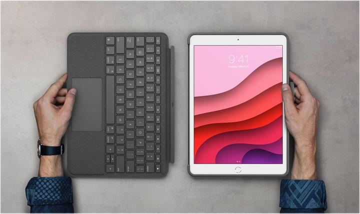 Image du produit Logitech Combo Touch (DE, iPad 2019 (7e gène), iPad 2020 (8. Gen), iPad 2021 (9e génération))