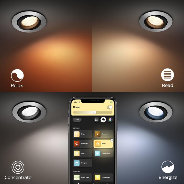 Produktbild Philips Hue Centura White & Color Ambiance (350 lm, GU10)