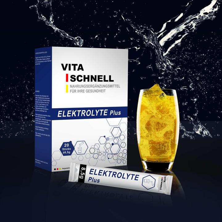 Image du produit Delnava Pharma Vita Schnell Électrolytes Plus (20 pièce(s), Sachet, 214 g)