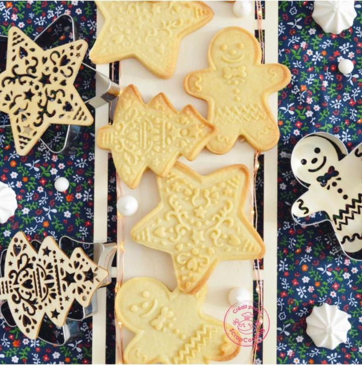 Immagine prodotto ScrapCooking Fustella per biscotti + goffratore di legno "Abete