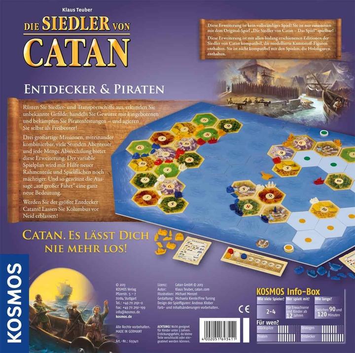 Image du produit Kosmos Les colons de Catane extension Pirates et Découvreurs (Allemand)