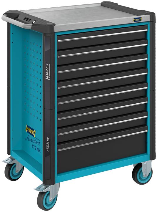 Produktbild HAZET Werkstattwagen Assistent 179NX-8 ∙ Schubladen, flach: 7 x 81 x 522 x 398 mm ∙ Schubladen, hoc… (8 x)