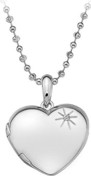 Immagine prodotto Hot Diamonds medaglione dei ricordi del cuore (Argento 925, 45 cm)