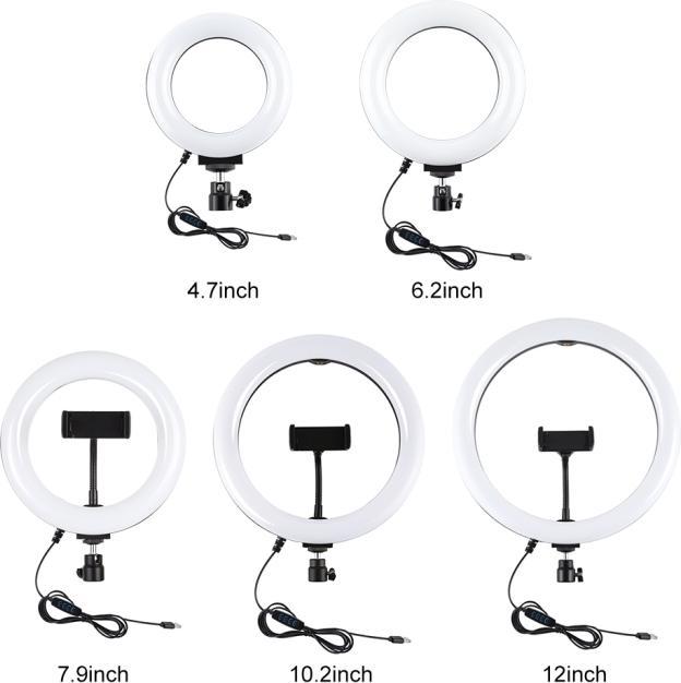 Produktbild Puluz PKT3035 Selfie Videoleuchte 26cm (Ringleuchte)