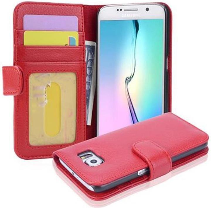 Produktbild Cadorabo Book mit 3 Kartenfächer Cover (Samsung Galaxy S6)