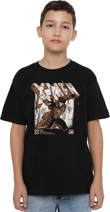 Actual product image Childrens/Kids X-Men Gambit Infographic T-Shirt (140)