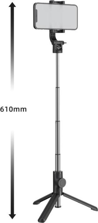 Produktbild Swissten Bluetooth Selfiestick Aluminium TRIPOD PRO