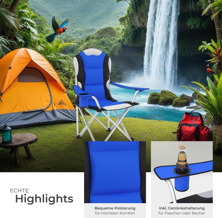 Produktbild tectake Campingstuhl