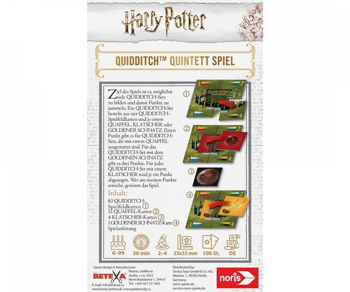 Produktbild Noris Harry Potter - Quidditch (Deutsch)