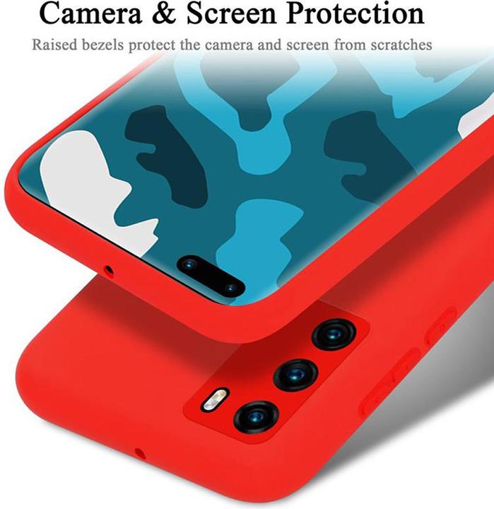 Immagine prodotto Cadorabo Copertura della cassa del silicone liquido TPU (Huawei P40)