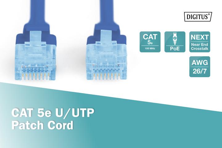 Produktbild Digitus Netzwerkkabel (U/UTP, CAT5e, 0.50 m)