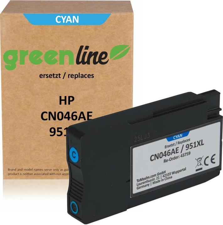 Produktbild Inkadoo greenline Kompatibel Tinten für HP OfficeJet Pro 8600 (C)