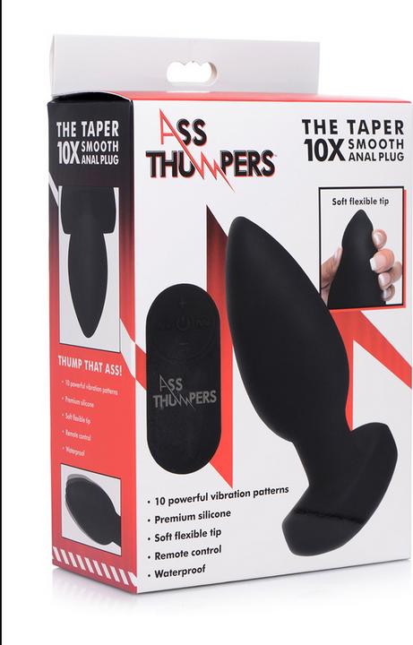 Actual product image Shots Smooth Vibrating Anal Plug with Remote Control