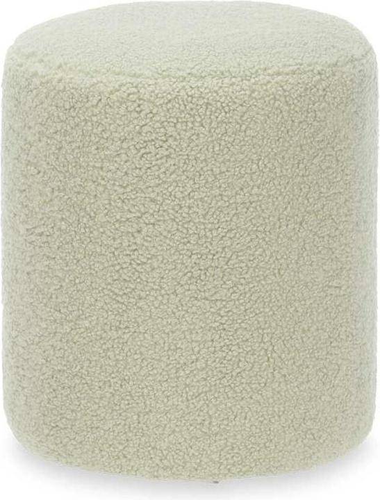 Productafbeelding Giftdecor kleine groene schapenvacht poef (1 -Part)