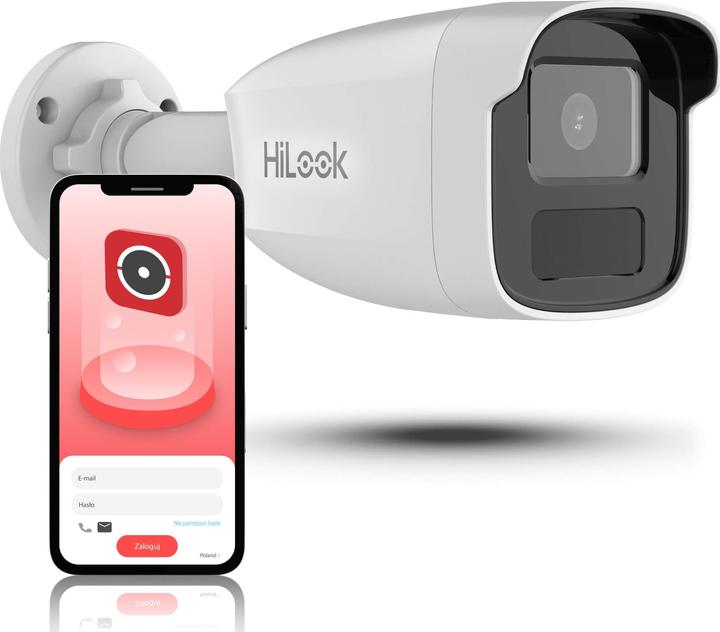 Produktbild HiLook Kamera IP bullet 2MP IPCAM-B2-50IR 4mm (1920 x 1080 Pixels)
