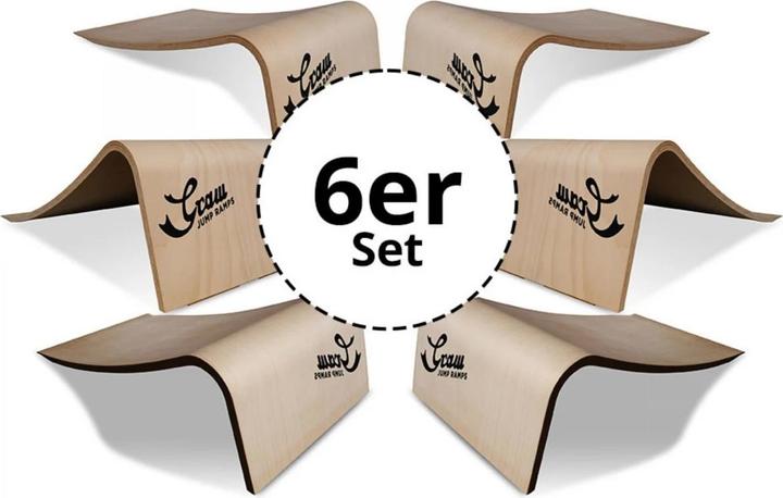 Produktbild Graw Jump Ramps Jump Rampe J-Serie 6er-Set