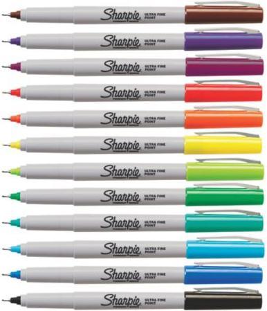 Produktbild Sharpie Permanent Marker Set ”Peacock” (Mehrfarbig, 1 mm, 28 x)