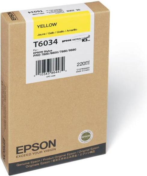 Actual product image Epson T6034 (Y)