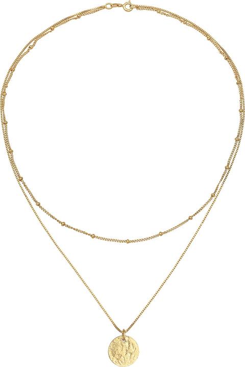 Actual product image Elli Sphere, Layer, Organic, Platelet (925 sterling silver, 40 - 45 cm)